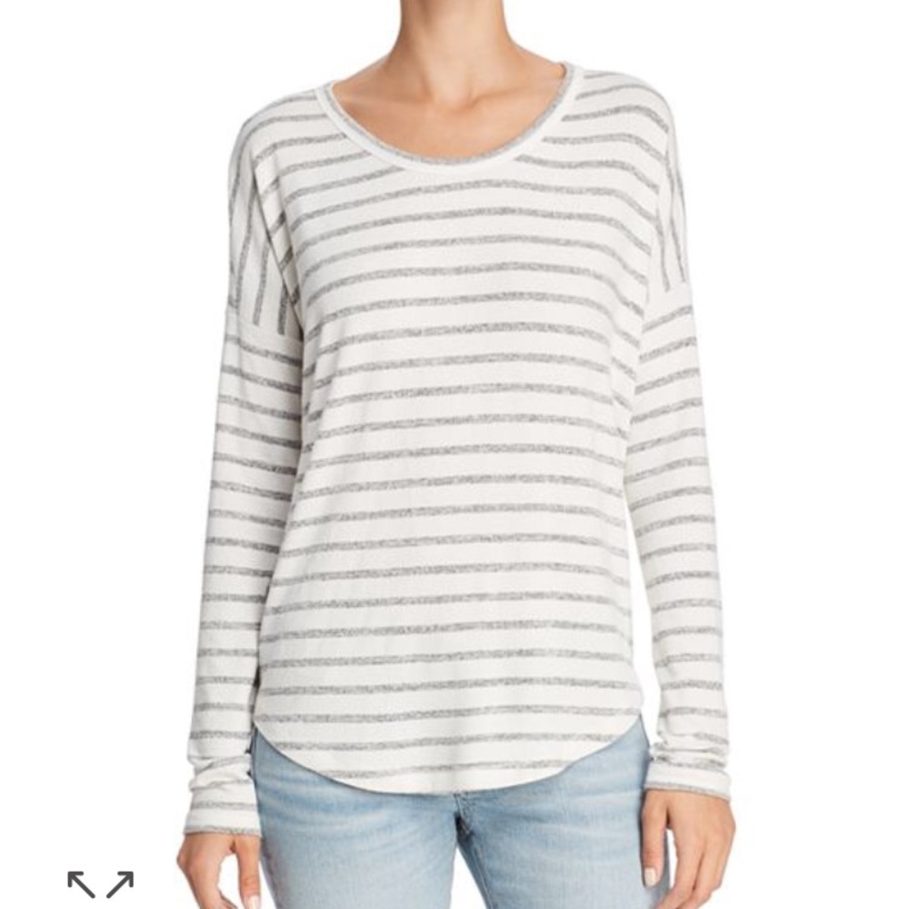 Rag & Bone striped gray & white shirt! NEW